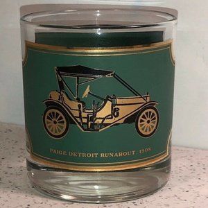 RUNABOUT 1902 AUTO CAR WHISKEY GLASS CUP MUG PAIGE